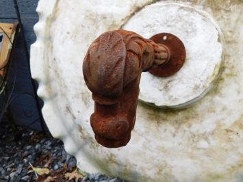 Waterspuwer gietijzer, historische / klassieke fontein uitloop, Gargoyle