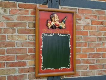 Wandbord hout met tekst: 