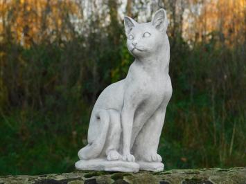 Zittende Kat - Steen - 40 cm - Tuinbeeld